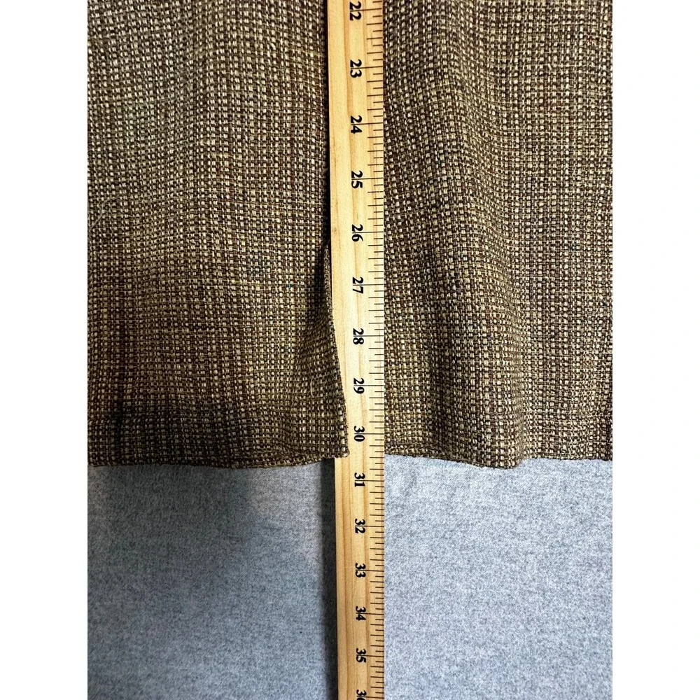 The Territory Ahead Silk Blazer Mens 40R Brown 3-Button Tweed Sport Coat